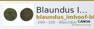 Blaundus Imhoof-Blumer 1897 2 — CANOA