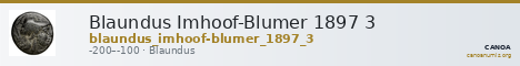 Blaundus Imhoof-Blumer 1897 3 — CANOA