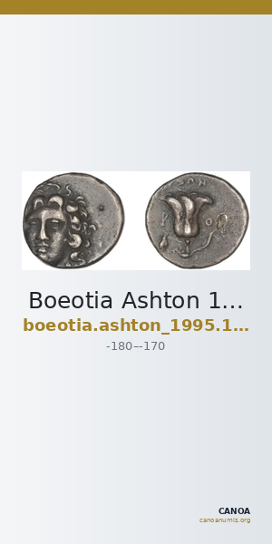 Boeotia Ashton 1995 18-56, 79-117 — CANOA