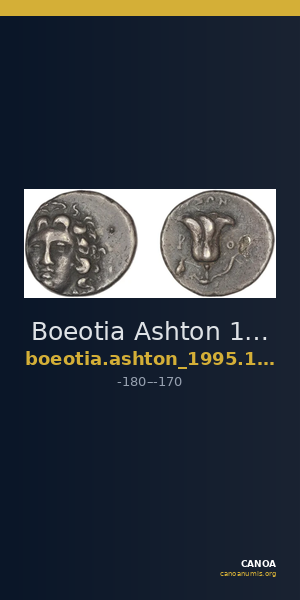 Boeotia Ashton 1995 18-56, 79-117 — CANOA