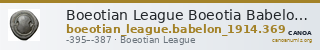 Boeotian League Boeotia Babelon 1914 369 — CANOA