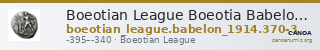 Boeotian League Boeotia Babelon 1914 370-373 — CANOA