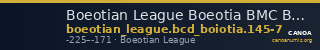 Boeotian League Boeotia BMC Boeotian League 105-107 — CANOA