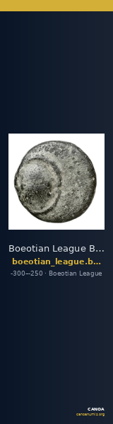 Boeotian League Boeotia BMC Boeotian League 108-111 — CANOA