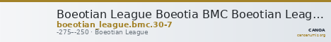 Boeotian League Boeotia BMC Boeotian League 30-37 — CANOA