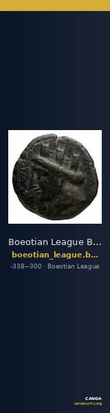 Boeotian League Boeotia BMC Boeotian League 57-62 — CANOA