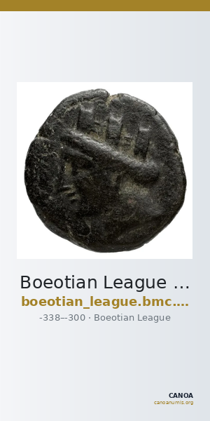 Boeotian League Boeotia BMC Boeotian League 57-62 — CANOA