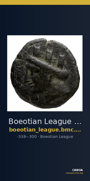 Boeotian League Boeotia BMC Boeotian League 57-62 — CANOA