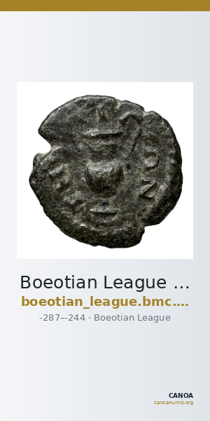 Boeotian League Boeotia BMC Boeotian League 64-65 — CANOA