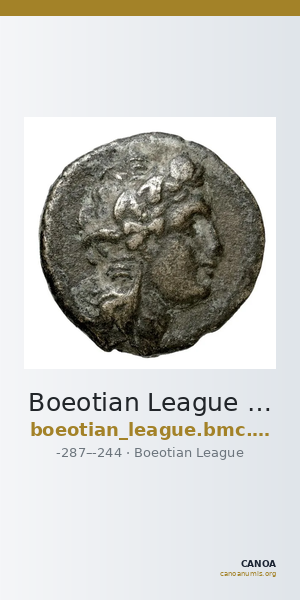 Boeotian League Boeotia BMC Boeotian League 72-74 — CANOA