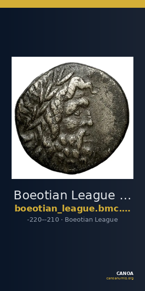 Boeotian League Boeotia BMC Boeotian League 81-89 — CANOA