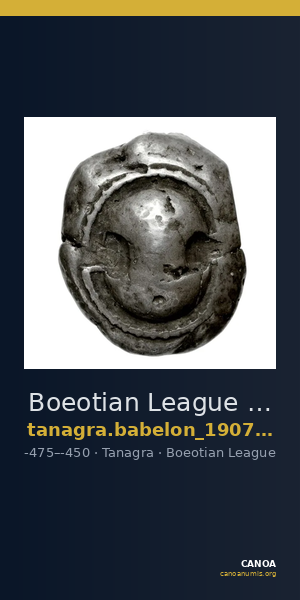 Boeotian League Tanagra Babelon 1907 1359-1360, 1362-1364 — CANOA