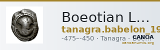 Boeotian League Tanagra Babelon 1907 1359-1360, 1362-1364 — CANOA