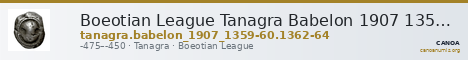 Boeotian League Tanagra Babelon 1907 1359-1360, 1362-1364 — CANOA