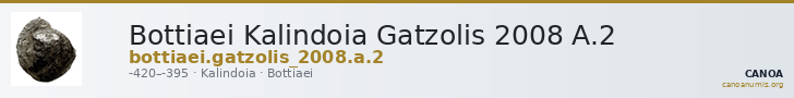 Bottiaei Kalindoia Gatzolis 2008 A.2 — CANOA
