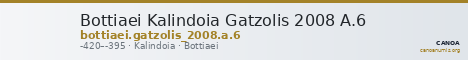 Bottiaei Kalindoia Gatzolis 2008 A.6 — CANOA