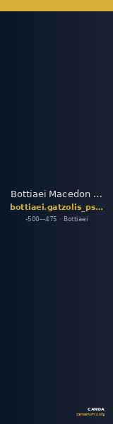 Bottiaei Macedon Gatzolis et Psoma 2009 Pl. 1.11 — CANOA