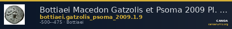 Bottiaei Macedon Gatzolis et Psoma 2009 Pl. 1.9 — CANOA