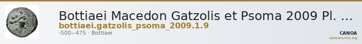 Bottiaei Macedon Gatzolis et Psoma 2009 Pl. 1.9 — CANOA