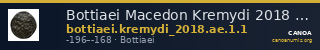 Bottiaei Macedon Kremydi 2018 Bronze Group I, series 1 — CANOA