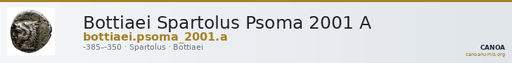 Bottiaei Spartolus Psoma 2001 A — CANOA