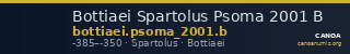 Bottiaei Spartolus Psoma 2001 B — CANOA
