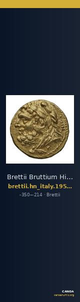 Brettii Bruttium Historia Numorum Italy 1953-1957 — CANOA