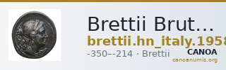 Brettii Bruttium Historia Numorum Italy 1958-1964 — CANOA