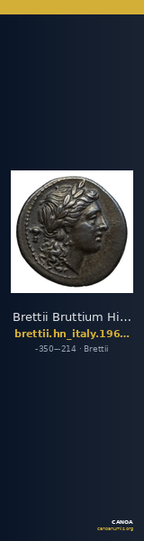 Brettii Bruttium Historia Numorum Italy 1965-1968 — CANOA