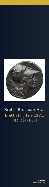 Brettii Bruttium Historia Numorum Italy 1971-1974 — CANOA