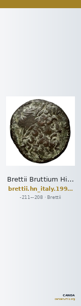 Brettii Bruttium Historia Numorum Italy 1994-1996 — CANOA