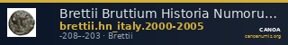Brettii Bruttium Historia Numorum Italy 2000-2005 — CANOA