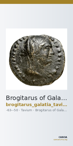 Brogitarus of Galatia Tavium SNG Paris 2336 — CANOA