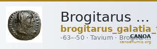 Brogitarus of Galatia Tavium SNG Paris 2336 — CANOA
