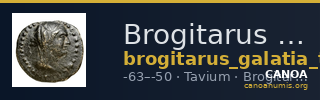 Brogitarus of Galatia Tavium SNG Paris 2336 — CANOA