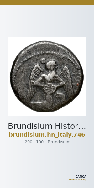 Brundisium Historia Numorum Italy 746 — CANOA