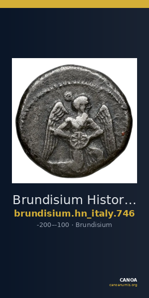 Brundisium Historia Numorum Italy 746 — CANOA