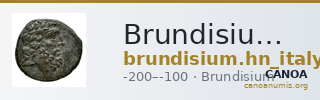 Brundisium Historia Numorum Italy 747 — CANOA