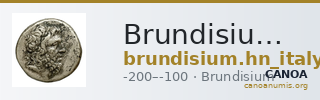 Brundisium Historia Numorum Italy 751 — CANOA