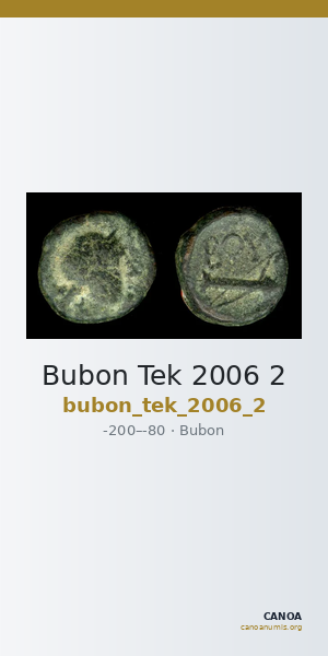 Bubon Tek 2006 2 — CANOA
