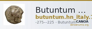 Butuntum Historia Numorum Italy 753 — CANOA