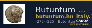 Butuntum Historia Numorum Italy 753 — CANOA