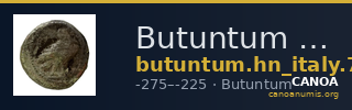 Butuntum Historia Numorum Italy 755 — CANOA