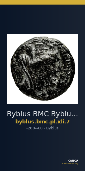 Byblus BMC Byblus pl.XLI-7 — CANOA