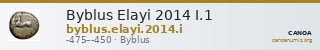 Byblus Elayi 2014 I.1 — CANOA