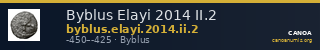 Byblus Elayi 2014 II.2 — CANOA