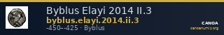 Byblus Elayi 2014 II.3 — CANOA