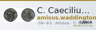 C. Caecilius Cornutus Amisus Waddington 1925 46 — CANOA