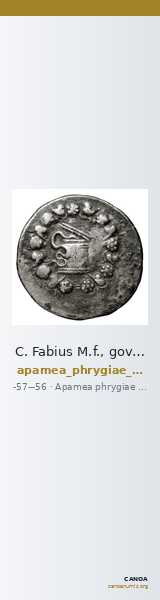 C. Fabius M.f., governor of Asia Apamea in Phrygia Metcalf 2017 I — CANOA