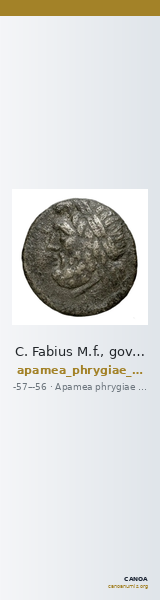 C. Fabius M.f., governor of Asia Apamea in Phrygia Metcalf 2017 II — CANOA